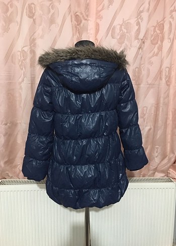 Benetto Kürklü down Mont - Görsel 5