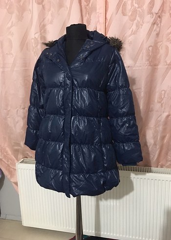 Benetto Kürklü down Mont - Görsel 4