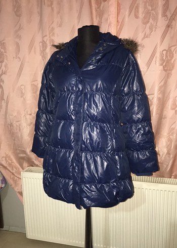 Benetto Kürklü down Mont - Görsel 2