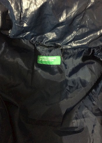 Benetto Kürklü down Mont - Görsel 8