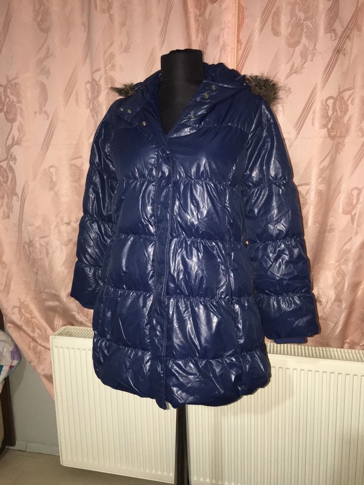 Benetto Kürklü down Mont - Görsel 2