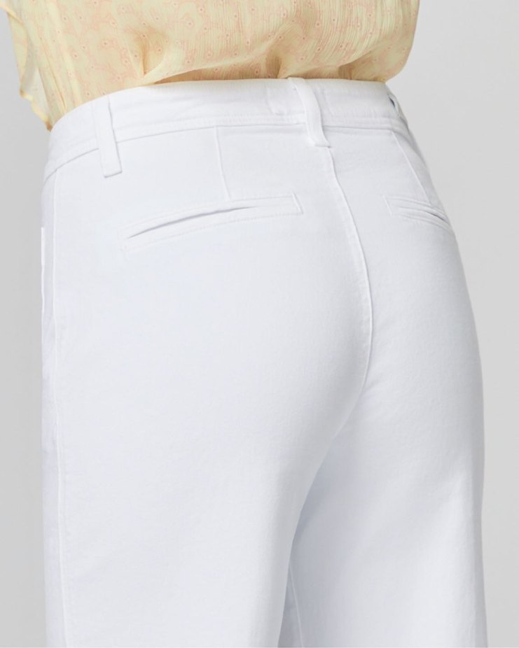 Orta Bel Beyaz Denim Pantolon paige marka — görsel 6/7