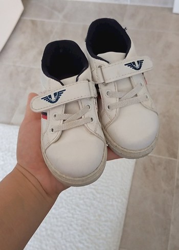 Flo Ayakkabı Beyaz Erkek Çocuk Spor Ayakkabı Velcro