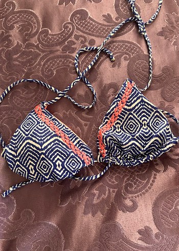 xs Beden Pembe bralet İp Askılı Bikini takımı
