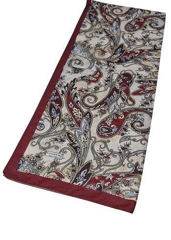 Bohem Tarzı Kahverengi Drapeli Kadın Şal - Görsel 5