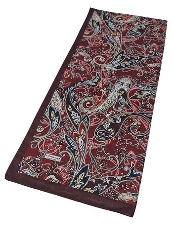 Bohem Tarzı Kahverengi Drapeli Kadın Şal - Görsel 9