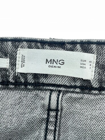 40 Beden gri Renk Mango Jean / Kot %70 İndirimli.