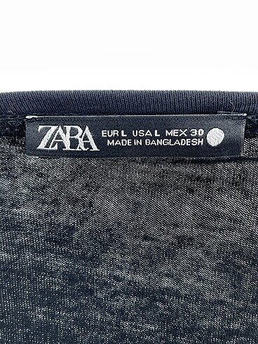 l Beden siyah Renk Zara Bluz %70 İndirimli.