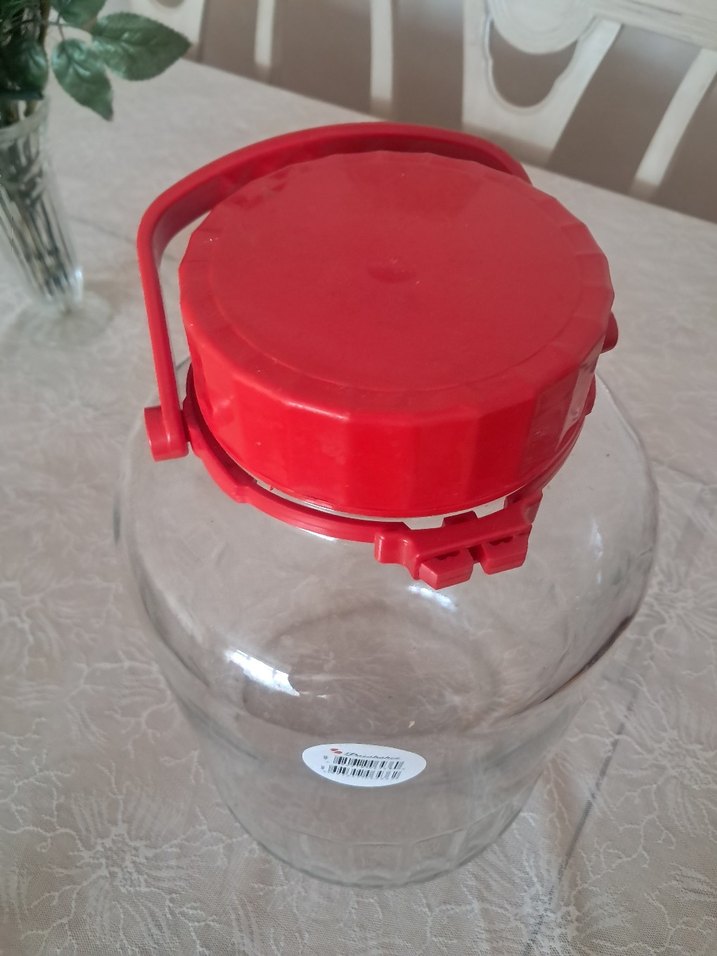 Kırmızı Kapaklı 8lt kavanoz - Görsel 2