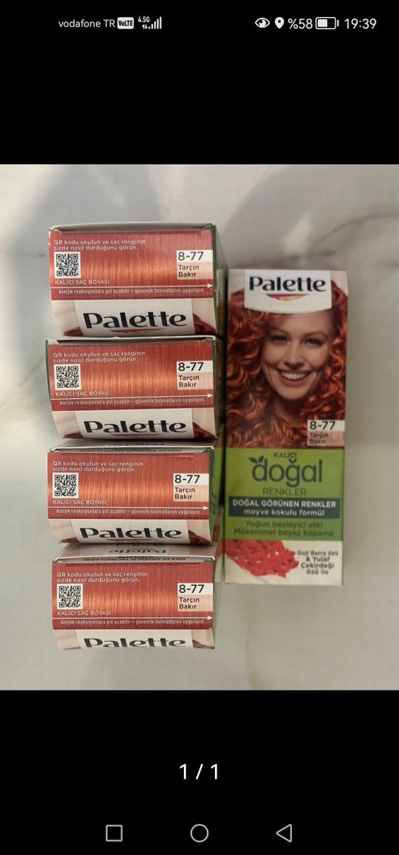 Doğal Görünümlü 8-77 Tarçın Bakır Saç Boyası - Görsel 2