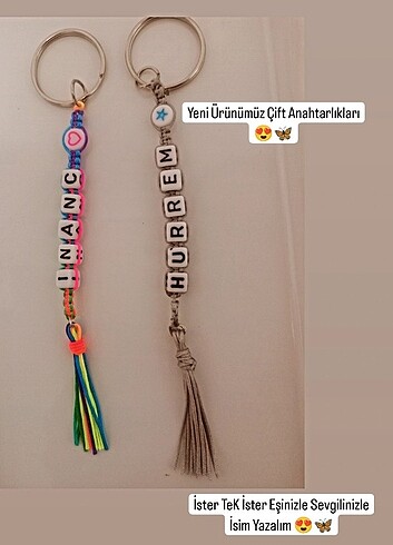 İsime Özel Anahtarlık