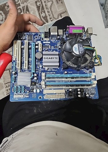 Gigabyte Mavi Anakart İşlemci Fanlı