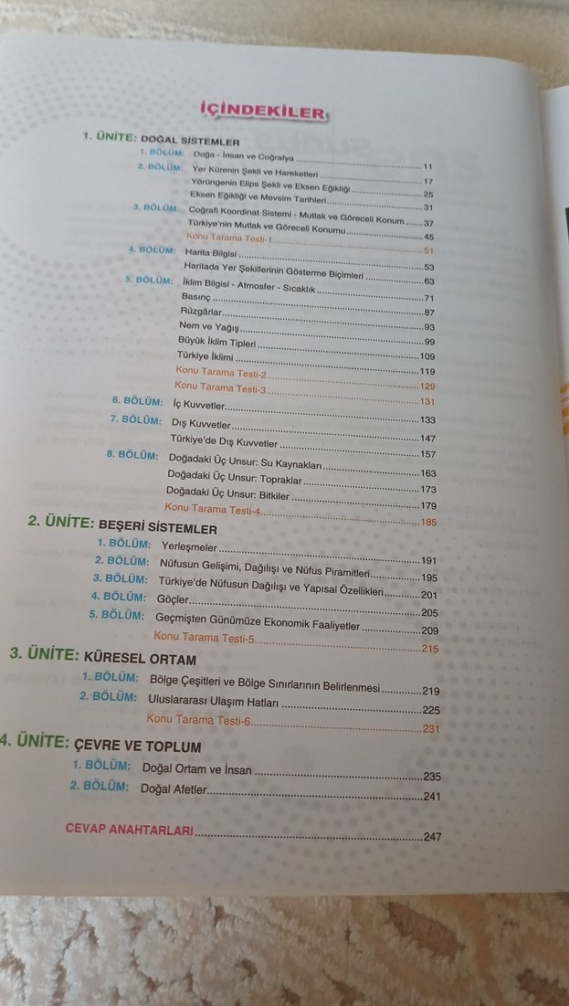 TYT Destek Coğrafya Soru Bankası - Görsel 2