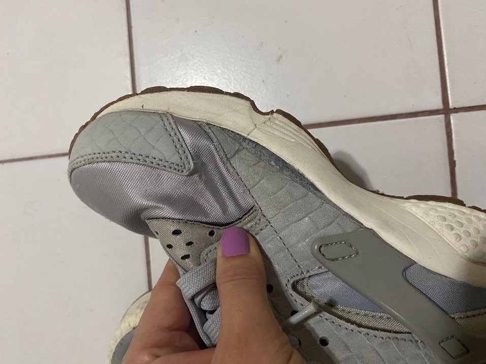 Gri Bağcıklı Kadın Spor Ayakkabısı - Görsel 3