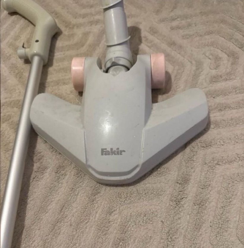 Pastel Pembe Fakir Elektrikli Süpürge - Görsel 4