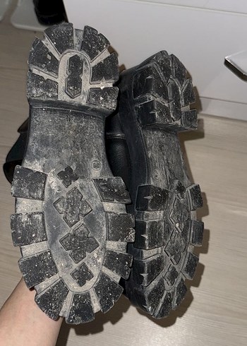 Kadın Siyah Deri Bot - Görsel 8