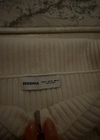 Bej Fitilli Strappy Kadın Triko - Görsel 4