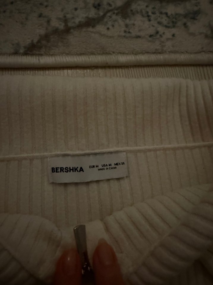 Bej Fitilli Strappy Kadın Triko - Görsel 4