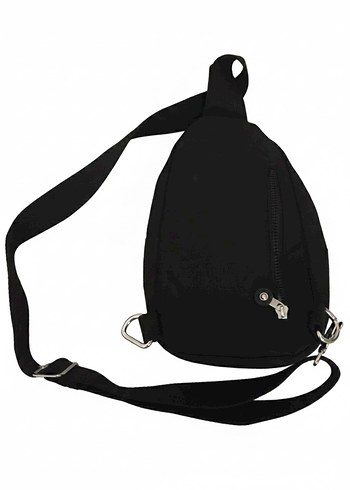 Siyah Yılan Desenli Kadın Çapraz Çanta - Görsel 2