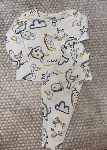 Baskılı Erkek Bebek Takımı