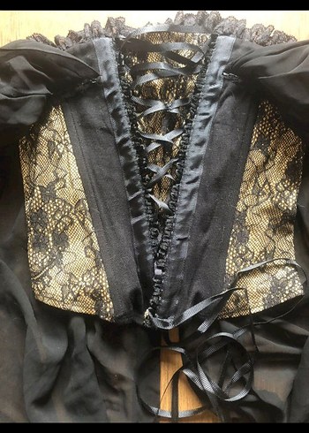 Gothic korse bustiyer kostum