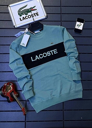 LACOSTE sweatshirt uzun kol