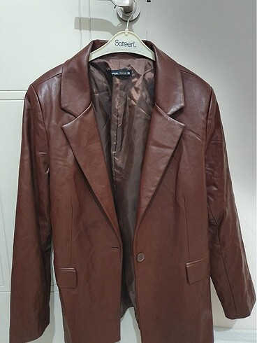 Deri Blazer Ceket