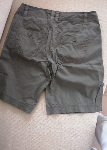 %100 pamuk içten Düğmeli ister kısa ister Bermuda Şort - Görsel 2