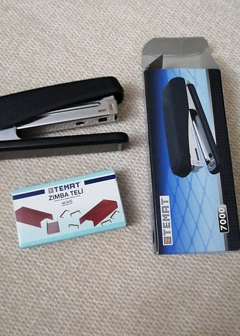 Temat 7000 Siyah Zımba Makinesi ve 2 kutu Zımba teli - Görsel 3