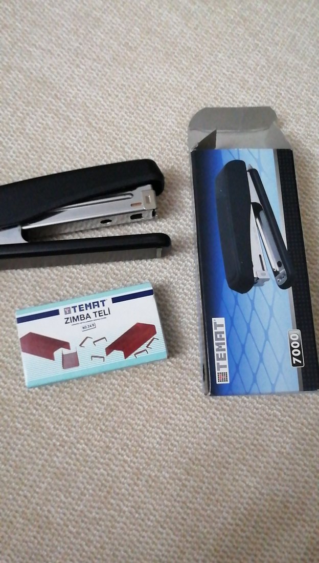 Temat 7000 Siyah Zımba Makinesi ve 2 kutu Zımba teli - Görsel 3