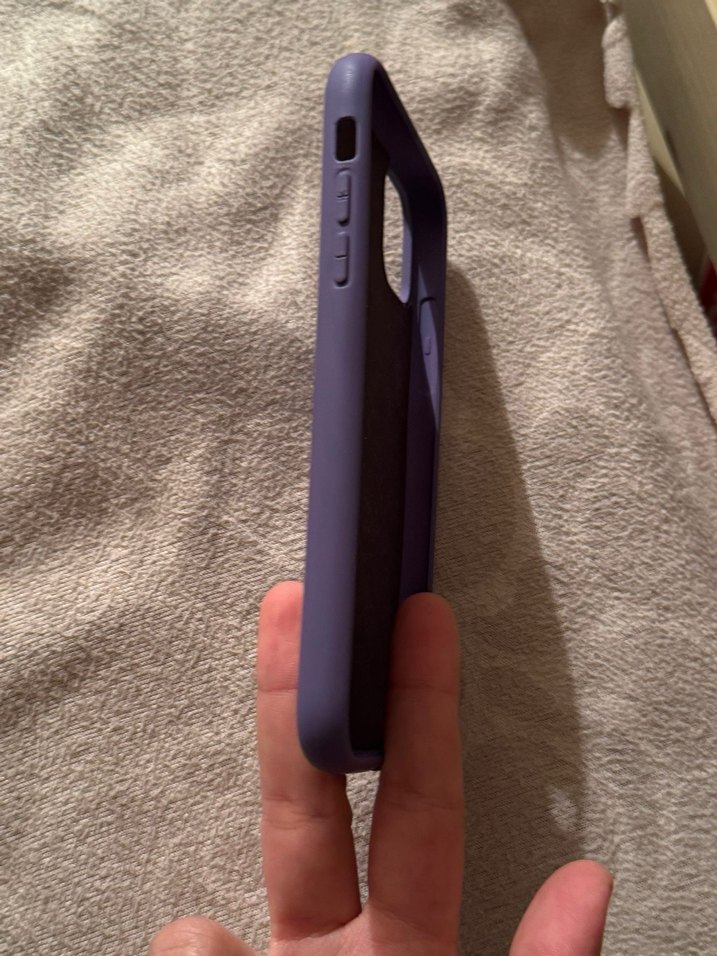 İPhone 11 Mor Elastik Telefon Kılıfı - Görsel 2