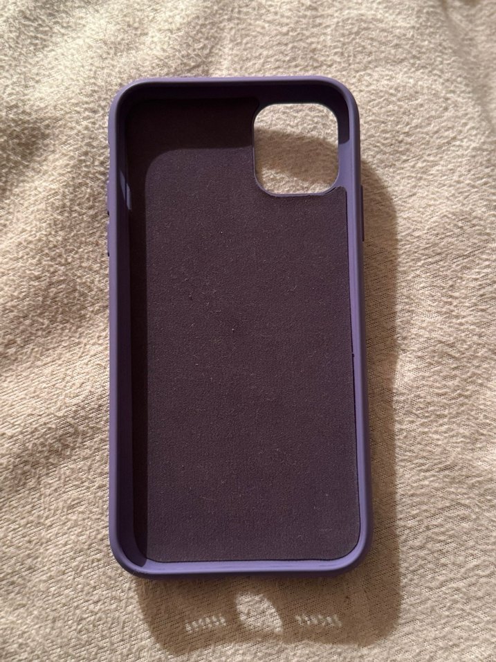 İPhone 11 Mor Elastik Telefon Kılıfı - Görsel 5