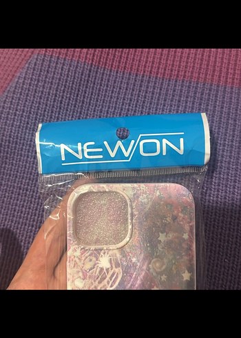 Pastel Renkli Payetli iPhone 13/14 Kılıfı - Görsel 3