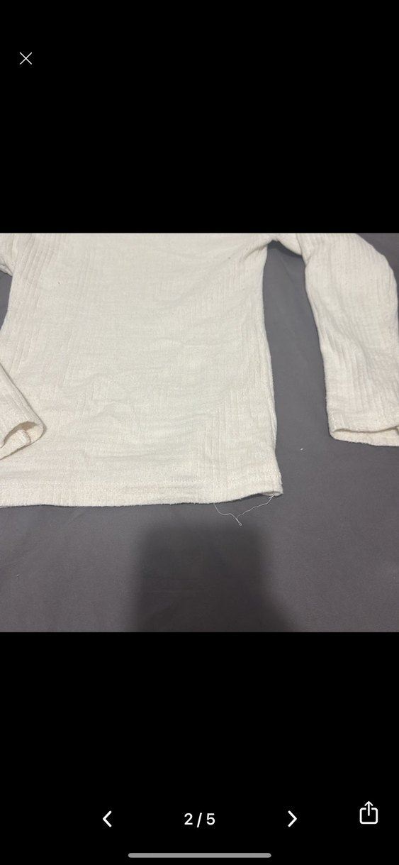 Krem Renkli Kadın Balıkçı Yaka Kazak - Görsel 2