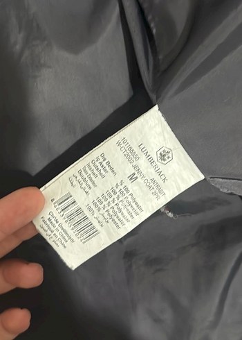 Gri Kadın Lumberjack Kışlık Kapüşonlu Mont - Görsel 4