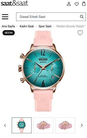 Welder moody watch kadın kol saati