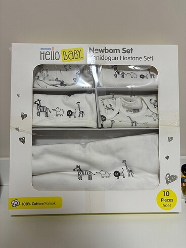 Hellobaby yenidoğan hastane seti ürün hiç kullanılmamıştır - Görsel 8