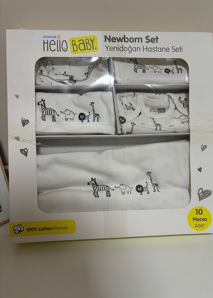Hellobaby yenidoğan hastane seti ürün hiç kullanılmamıştır - Görsel 4