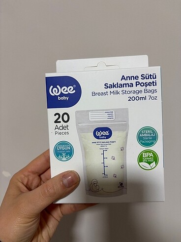 Beden Wee baby anne sütü saklama poşeti