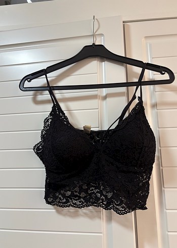 Siyah Dantel Bralet