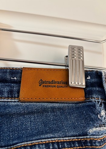 xs Beden Kadın Mavi Dar Kesim Denim Pantolon