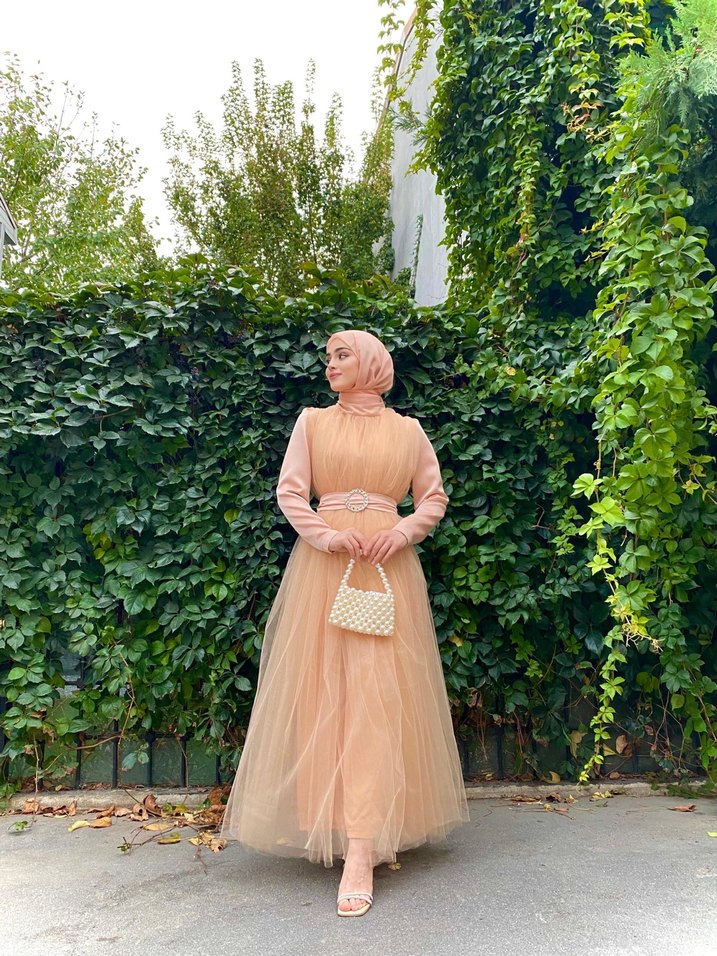 Tüllü elbise - Görsel 2