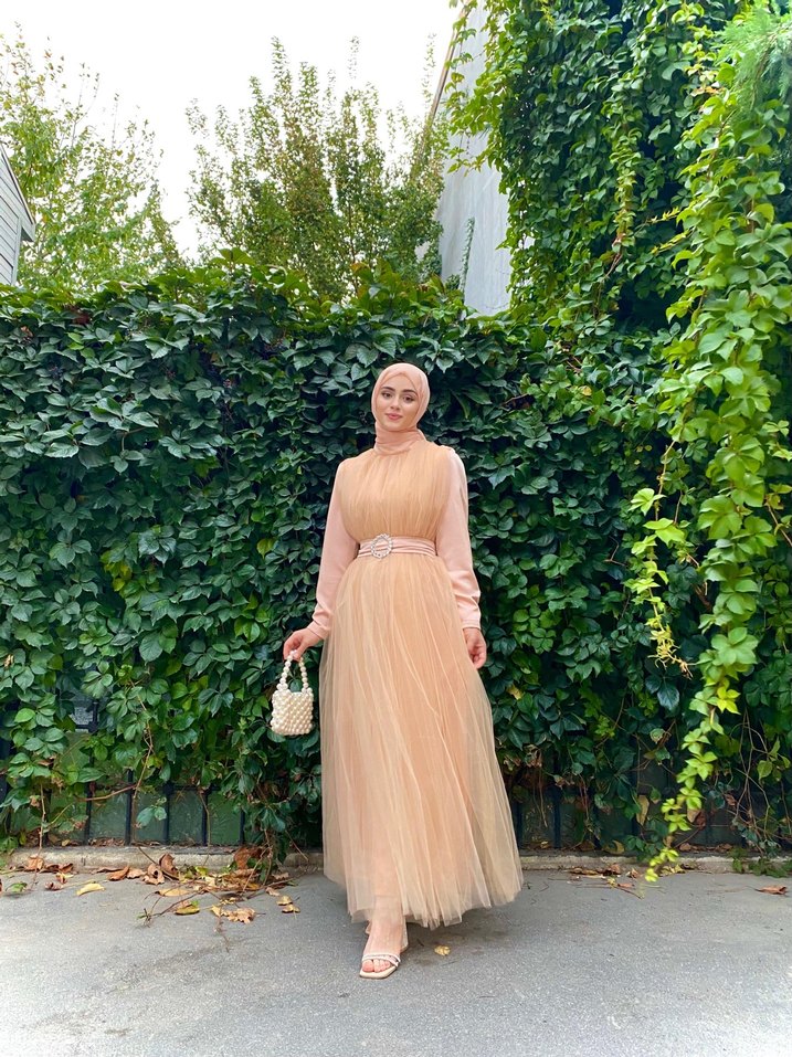 Tüllü elbise - Görsel 3