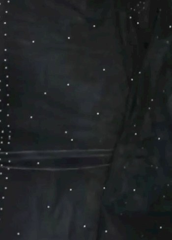 Siyah gold incili duvak - Görsel 4