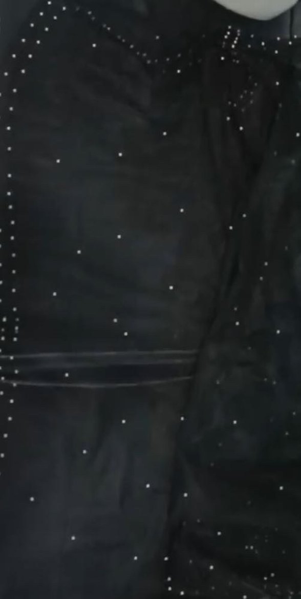 Siyah gold incili duvak - Görsel 4