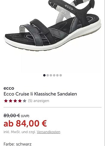 Sıfır Ecco Cruise II sandalet