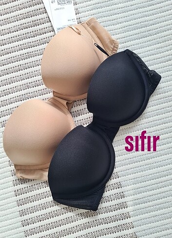 H&M sıfır siyah sütyen 