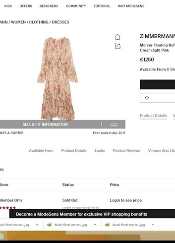 Beymen Zimmerman ipek elbise