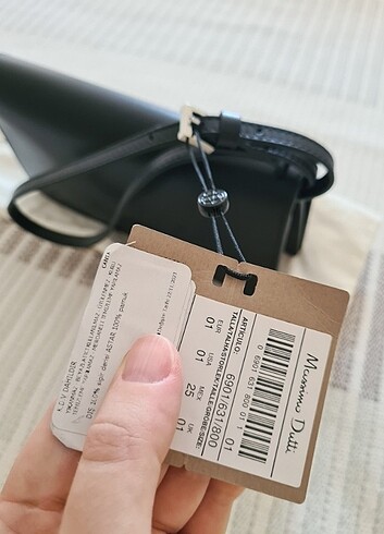 Massimo Dutti Massimo Dutti sıfır deri portföy çanta 