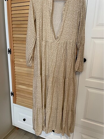 xl Beden camel Renk Elbise